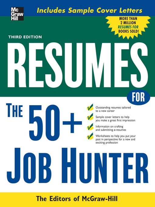 Title details for Resumes for 50+ Job Hunters by Editors of VGM Career Books - Wait list